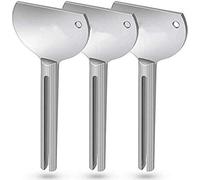 Ulalaza 3Pcs Toothpaste Squeezer Tube Squeezer Metal Winder Economical to Save Toothpaste Creams Paint Squeezer Roller Tool Simple & Practical