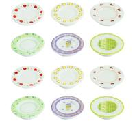 Ulalaza 50pcs Resin Mini Biscuit Coffee Ornament Handicrafts Accessories Slime Charms Mixed Set DIY Miniature Scene Layout Micro Snack Bar Decoration