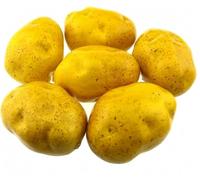 Ulalaza 6PCS Realistic Artificial Fake Vegetables Lifelike Simulation Decorative Foam Food Imitation potatoes Set Faux Veggies for Home Kitchen Party Decor