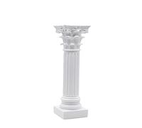 Ulalaza Angel Sculpture Roman Decorative Columns Props Shooting Garden Adorable Music Memorial Greek Statue Resin Figure Sculpture Crafts Ornament Collectible Figurines Home Living Room Decoration