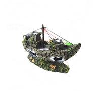 Ulalaza Aquarium Decorations Landscaping Tree Stump Hole Rock Cave Hideouts Stone Fish Tank Resin Driftwood Painted with Realistic Details Over House Supplies Castle Accessories