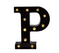 Ulalaza Black & White LED Light Up Sign 2xAA Battery Powered Letter Marquee for Wedding Birthday Party Christmas Lamp Night Light