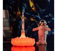 Ulalaza Fire Dragon lamp ice Dragon lamp 3D Printing Night lamp Moon lamp with USB Gift Suitable for Decorating Bedroom