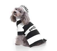 Ulalaza Halloween Pet Dog Costumes Policeman Prison Suit Clown Style Puppy Clothes Pet Supplies