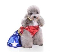 Ulalaza Halloween Pet Dog Costumes Policeman Prison Suit Clown Style Puppy Clothes Pet Supplies