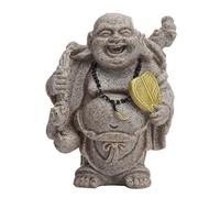 Ulalaza Laughing Happy Buddha Resin Statues Figurine for Crafts