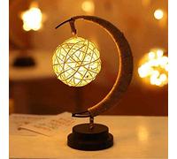 Ulalaza LED Copper Wire Lamp Wrought Iron Ornaments Night Light Creative Bedroom Nordic Style Retro Wind Decoration Holiday without Battery