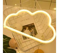 Ulalaza LED Neon Light Sign Moon Star Heart Night Light for Kids' Bedroom Wall Art Romantic Christmas Birthday Gift