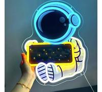 Ulalaza Neon Light Sign LED Mermaid Unicorn Cute Night Lights Decorative Marquee Sign Bar Pub Store Club Garage Home Party Decor USB