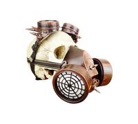Ulalaza Steampunk Gas Goggles Mask Retro Gothic Punk Zombie Soldiers Skull Mask for Halloween Cosplay Props