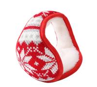 Ulalaza Unisex Foldable Ear Warmer Earmuffs for Men Women Winter Accessory Outdoor Adjustable Wrap Behind The Head Style