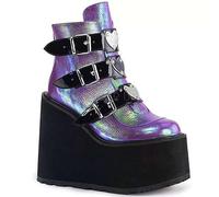 Ulalaza Women Mary Jane Dress Pumps Lolita Shoes Cute Platform Gothic Double Ankle Strap Round Toe Chunky Heel Uniform Pumps Shoes Perfect for School Party Business Work Dance Date Night Club