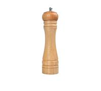 Ulalaza Wooden Salt & Pepper Mill Grinder 8 inch/21cm Tall Ceramic Rotor with Strong Adjustable Coarseness