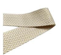 ULANEKWCJ Heatsink Copper Pad Cotton Webbing Strap 1 meter 40mm Width Multicolor(Gold Beige)