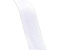 ULANEKWCJ Heatsink Copper Pad Cotton Webbing Strap 5m Multicolor Multiple Sizes Craft Sewing DIY(Twill White000,20MM)
