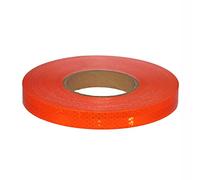 ULANEKWCJ Warning Barrier Tape Acrylic Self-Adhesive Reflective Marking Tape Multicolor 10 M X 2 cm(Oranje)