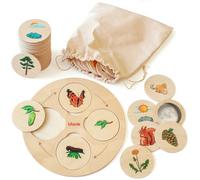 Ulanik Life Cycle Board Games for 3 Year Olds, for Kids 4, 5, 6, 7, 8 Years Old, Toddler Educational Preschool Toys - 52 pcs