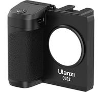 Ulanzi CG02 Smartphone Selfie Grip Wireless Bluetooth Handle with 5500k Fill Light Phone As Camera Photo Stabilizer Black