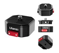 ULANZI Claw Quick Release Camera Mount, Metal Quick Release Plate with 1/4'' Screw, Quick Rlease Tripod Mount for DSRL Cameras/Gimble/Tripod/Monopod/Ball Head/Slider