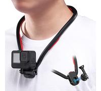 ULANZI Go Quick II Magnetic Neck Mount for Action Camera, One-Click Quick Release Design, Compatible with GoPro Hero 13/12/11, for Insta360 X5/X4/X3/Ace Pro 2, for DJI OSMO Action 5/4/3 Pro