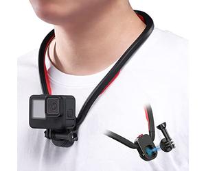ULANZI Go Quick II Magnetic Neck Mount for Action Camera, One-Click Quick Release Design, Compatible with GoPro Hero 13/12/11, for Insta360 X5/X4/X3/Ace Pro 2, for DJI OSMO Action 5/4/3 Pro