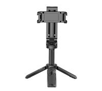 ULANZI JJ02 Selfie Stick Tripod Stand, 3-in-1 Bluetooth Tripod Stand Phone Grip Capgrip with Remote Control, Extendable Mini Tripod Phone Holder for iPhone/Samsung/Android Smartphones, 2 Cold Shoe