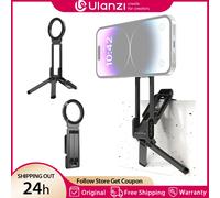 Ulanzi MA38 MagLock Phone Holder Stand Foldable Tripod Phone Mount with Arca-Swiss Magnetic Base for Iphone 16 15 14 Vlog Live With Light Kit