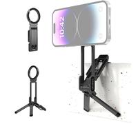 Ulanzi MA38 Smartphone Tripod, MagSafe Compatible, Selfie Stick, Smartphone Stand, Foldable, Magnetic Included, Hook, Multi-Functional, 360° Rotation, 1/4 Screw Hole, Aluminum, Portrait/Portrait
