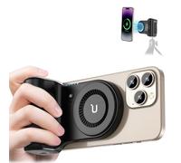 Ulanzi MA45 Smartphone Holder, For Magasfe, Smartphone Grip, Rechargeable, 5,000 mAh, Table Stand, Smartphone Holder, Super Strong Magnetic, 180 Degree Rotation, 1/4 Inch Screw, Smartphone Tripod