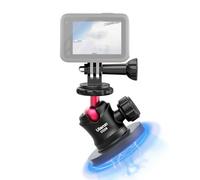 ULANZI Magnetic Camera Mount for GoPro, Strong Magnetic Mount with 360° Rotation Ball Head and Built-in 6 Magnets, Compatible with GoPro Hero 11/10/9/8/7/6, DJI OSMO Action, Insta360