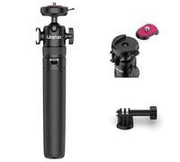 ULANZI MT90 2-in-1 Selfie Stick Tripod with CKA Quick Release, 5-Section Adjustable Aluminum Stand, 360° Ball Head & Cold Shoe for GoPro Hero/DJI Osmo Action/Insta360, Compact Cameras