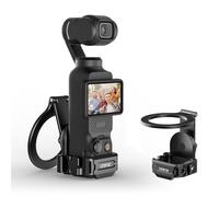 ULANZI PM01 Magnetic Mount Stand Compatible with DJI OSMO Pocket 3/4, Aluminium Expansion Camera Holder with Cold Shoe and 1/4'' Mount, 181/270/360° Adjustment Magnetic Adapter Pocket 3 4 Accessories