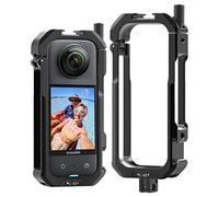 ULANZI Select Protective Cage for Insta360 X3 - Aluminum Alloy, 2 Cold Shoe, Silicone Lens Cover, Carrying Bag, No Block Mic Mount & Battery Replacement