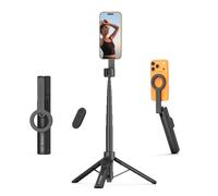 ULANZI SK26 Magnetic Phone Tripod, Retractable Selfie Stick for Vlogging | 15N Strong Magnet, One-Click Opening, Compatible with MagSafe, 200° Tilt, 10M Remote Control, Compatible with iPhone 17-12