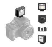 ULANZI SL02 Mini Flash Speedlite with Video Light, GN8 6500K Camera Mini Flashlight Fill Light for Canon Fuji Sony Nikon and Other More SLR Digital Cameras, 4 Power Levels Camera Flash Speedlight