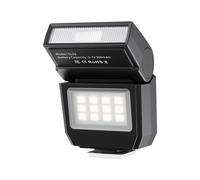 ULANZI SL03 Mini Camera Flash with Video Light, GN8 6500K Camera Speedlite Flash Units, 90° Adjustable, 4 Power Levels (1/8~1/1), Universal Single Contact Hot Shoe for Sony/Canon/Fuji DSLR, Black