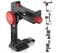 ULANZI ST-14 Phone Tripod Mount, Phone Holder for Tripod Aluminum, 360° Smartphone Tripod Mount w Cold Shoe, Adapter for iPhone 16, 15, 14, 13, 12, 11, Max, Pro, X, XR, Xs, 6, 7 Plus