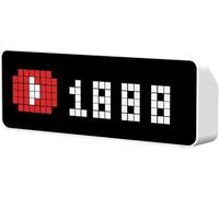 ULANZI TC001 Smart Pixel Clock - Social Media Counter - Digital Alarm Clock with Weather - Awtrix Simulator - Retro Pixel Art Scoreboard Pomodoro Clock Bedside Gaming Room & Office Decor