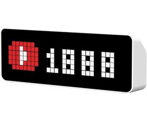 ULANZI TC001 Smart Pixel Clock - Social Media Counter - Digital Alarm Clock with Weather - Awtrix Simulator - Retro Pixel Art Scoreboard Pomodoro Clock Bedside Gaming Room & Office Decor