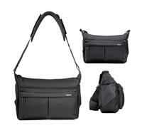 ULANZI U023 Camera Sling Bag 13L, 3-Point MOLLE Shoulder YokeCrossbody Bag | Removable EVA Padded Insert, Water-Resistant Camera Bag for Mirrorless DSLR, 14 Inch Laptop,Tripod & POV Action Cam Video