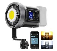 ULANZI V-Mount LED Video Light COB Continuous Output Lighting, 120W Bi Color 2700K-6500K COB Bowens Mount Photography Fill Light 20700lux/1m 20 Preset Effects with APP Control Studio Light