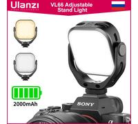 Ulanzi Vijim VL66 Adjustable LED Video Light with 360 Rotation Mount Bracket Rechargable DSLR SLR Mobile Portable Fill Light VL66