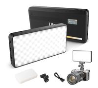 ULANZI VL200 Bi-Color LED Video Light, On-Camera Video Light, Type-C Rechargeable 5000mAh Mini Camera Light, 2500-9000K Ultra Bright Photo and Video Lighting, Fill Light, Potable Photography Lighting