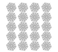 ulapithi 20 Hexagonal Pond Protective Net, Floating Fish Pond Protectors, Pond Protectors, Lightweight Plasti-c NetHexagonal Floating Protective Net With Connecting Hook For Protect Fish