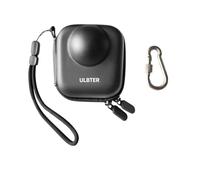 ULBTER Bag Case for Gopro Max 2 + Stainless Steel Carabiner + Wrist Strap | Mini Hard Carrying Bag for Go Pro Max 2 Storage boxes Accessory with Stainless Steel Carabiner + Wrist Strap