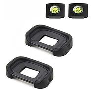 ULBTER EB Eyepiece Eyecup for Canon EOS 90D/80D/70D/60D/50D/40D/20D [2Pack] | Viewfinder Eye Cup for Canon 5D Mark II/5D Mark I/6D Mark II/6D Mark I with Hot Shoe Cover