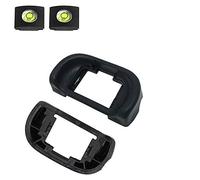 ULBTER FDA-EP11 Eyepiece Eyecup Viewfinder Eye Cup for Sony Alpha A7 III A7 II A7R A7 A7R II Mirrorless Digital Camera (2-Pack), A7R2 A7iii Eyepiece Eye Cup with Bubble Spirit Level Hot Shoe Cover