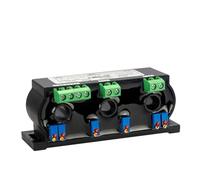 ULBTLUOYV 10mm Aperture Three-Phase Current Transmitter Sensor 50A 100A Analog 3X 0-5V 3X 0-10V Output DC12V(3x Ac0-150a Input,3X 0-10V output)
