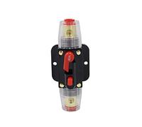 ULBTLUOYV 1pcs 30-150A Circuit Breaker with Automatic Reset DC 12-42V Car Marine Boat Yacht RV Power Insurance Switch Audio Fuse Holder Protect(80a)