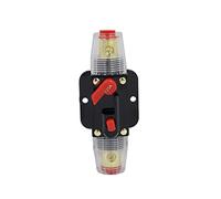 ULBTLUOYV 1pcs 30-150A Circuit Breaker with Automatic Reset DC 12-42V Car Marine Boat Yacht RV Power Insurance Switch Audio Fuse Holder Protect(25v)